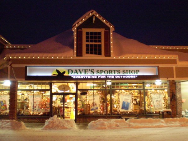 Dave's Sports Shop in Winter