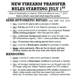 NEW FIREARM TRANSFER RULES STARTING JULY 1ST (page 1)